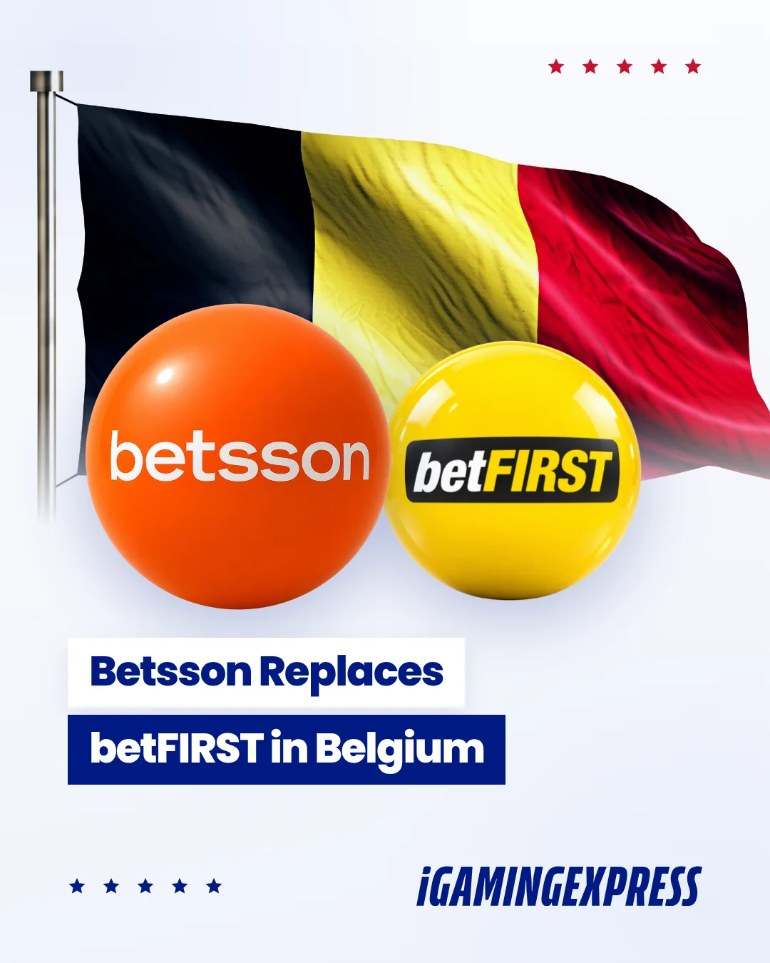 Publikacja iGamingExpress o Betsson i betFIRST w Belgii
