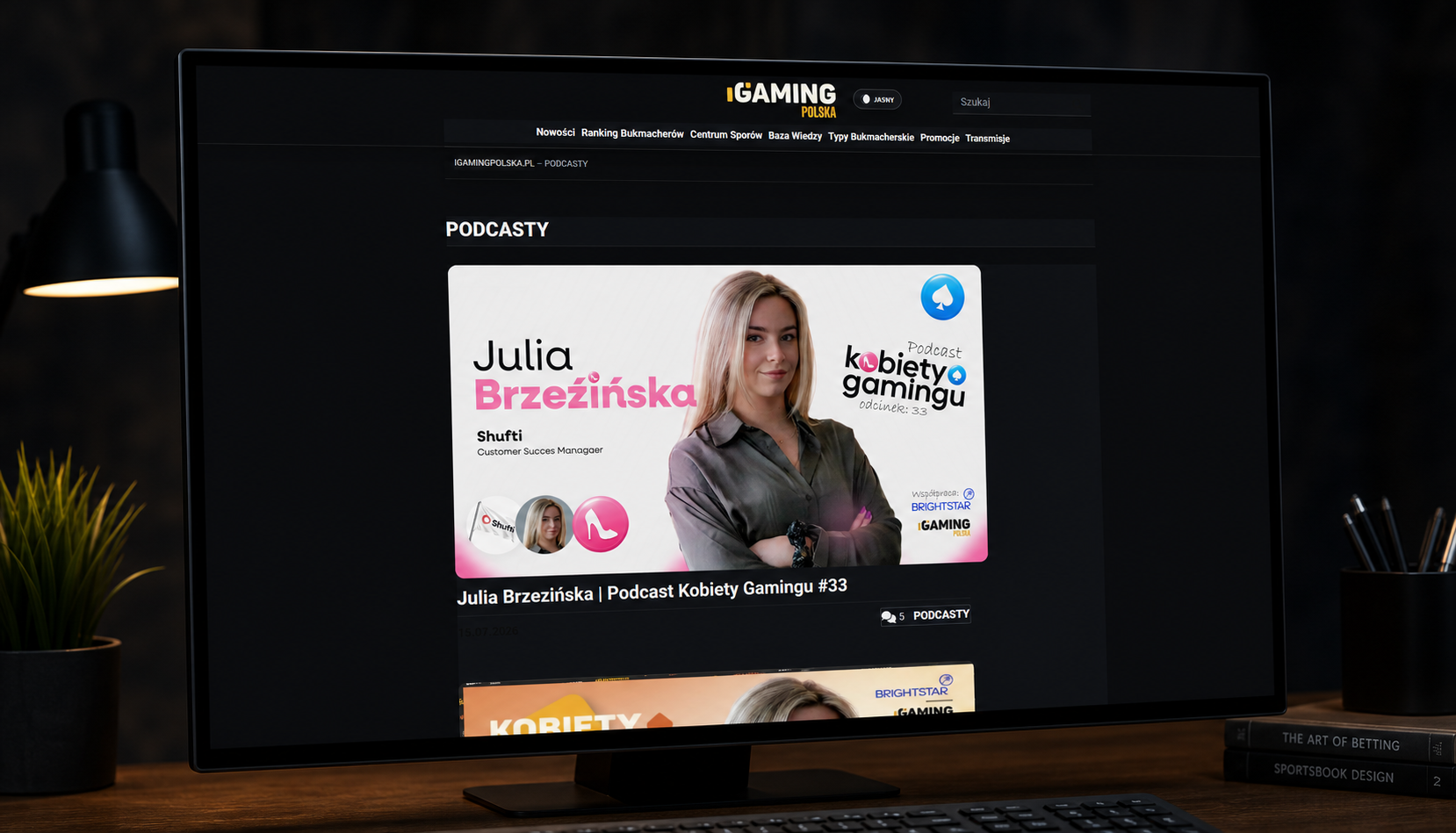 Projekt Kobiety Gamingu wdrożony na stronie podcastów iGaming Polska